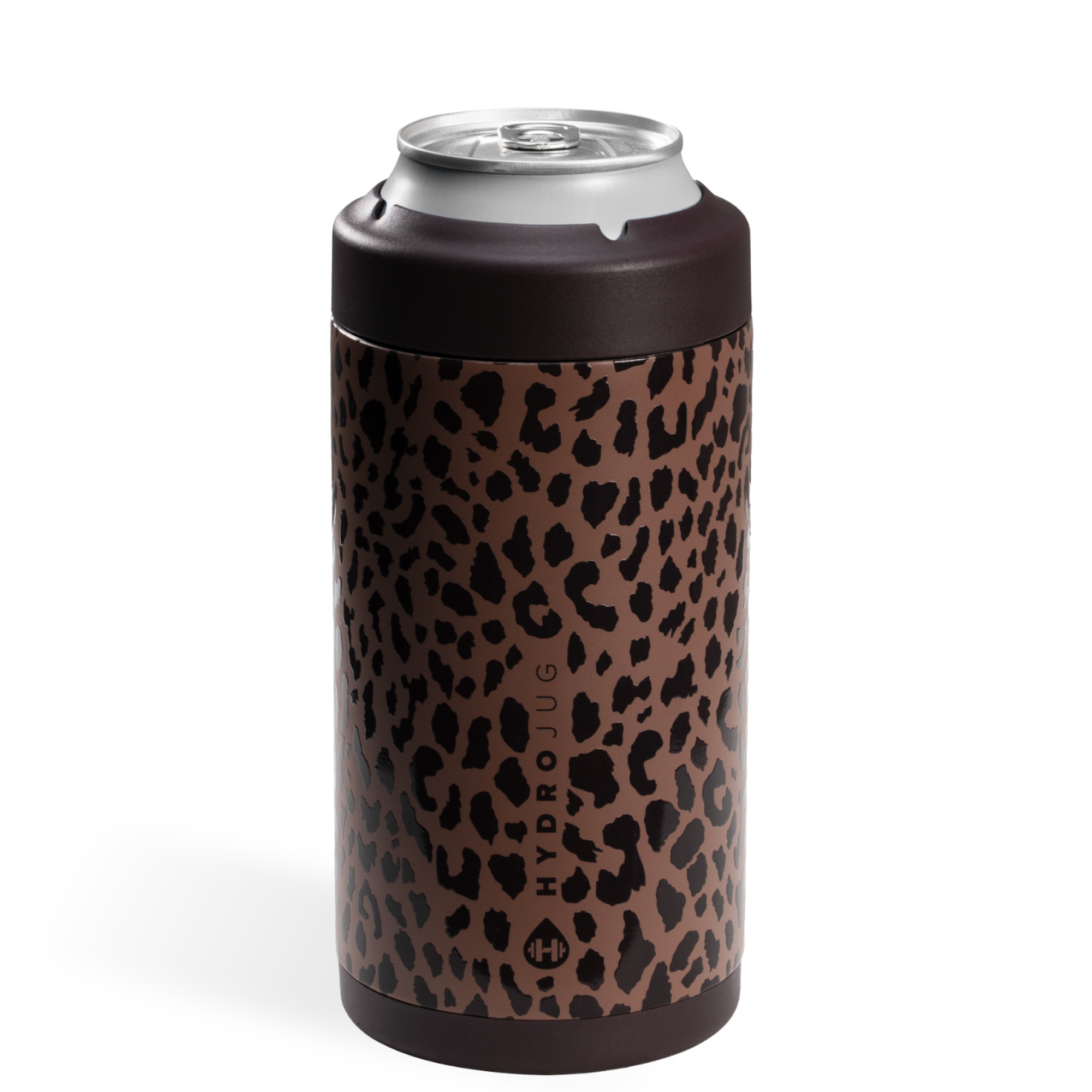 Brown Leopard Can Cooler 16oz