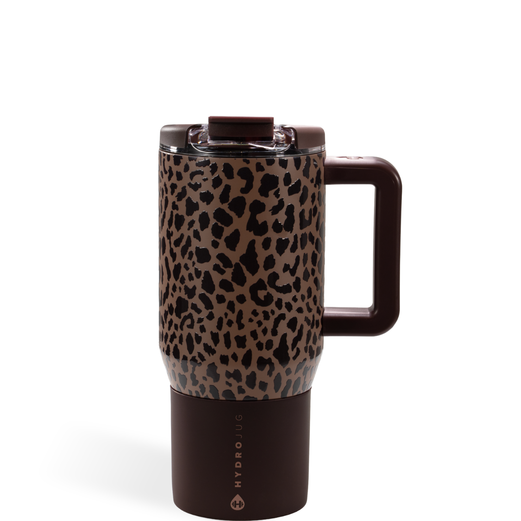 Brown Leopard Coffee Traveler 20oz