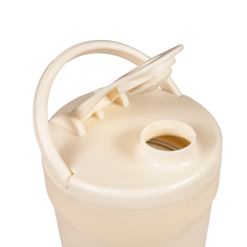 Cream Single Wall Shaker 20oz Lid with Flip Cap