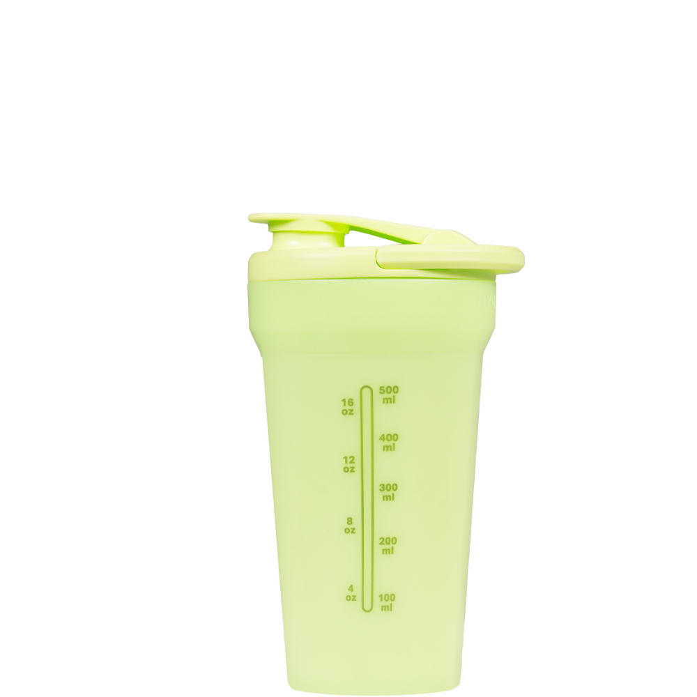 Honeydew Single Wall Shaker 20oz with Measures in oz and ml